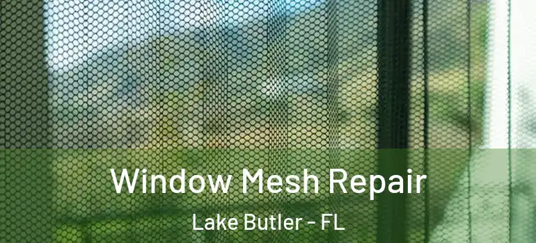 Window Mesh Repair Lake Butler - FL